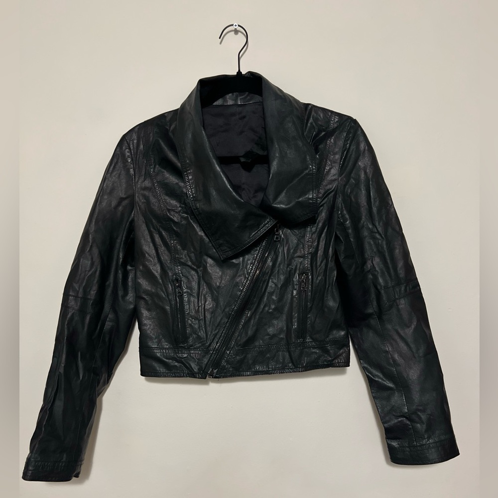 Jenni Kayne Leather Motorcycle Jacket